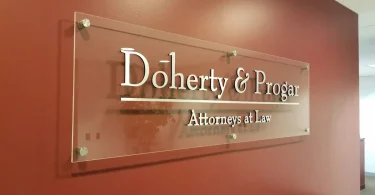 acrylic indoor signs