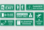 informational indoor signs