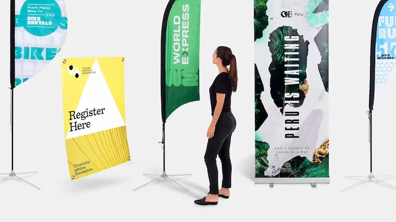 types of business banners